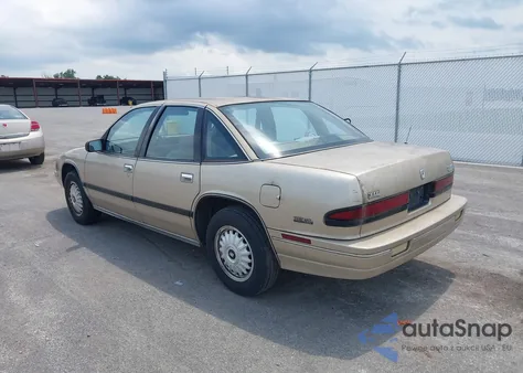 1992 Buick Regal Custom из США, поврежденный, VIN 2G4WB54LXN1431202